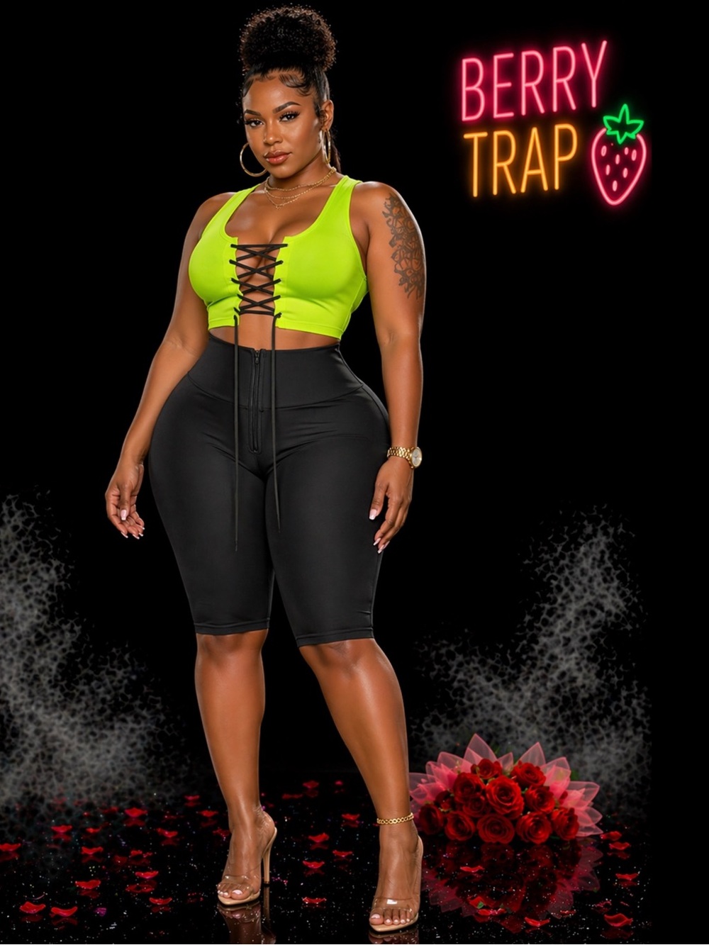 Biker Short Set